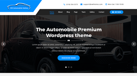 VW Automobile Gallery Theme