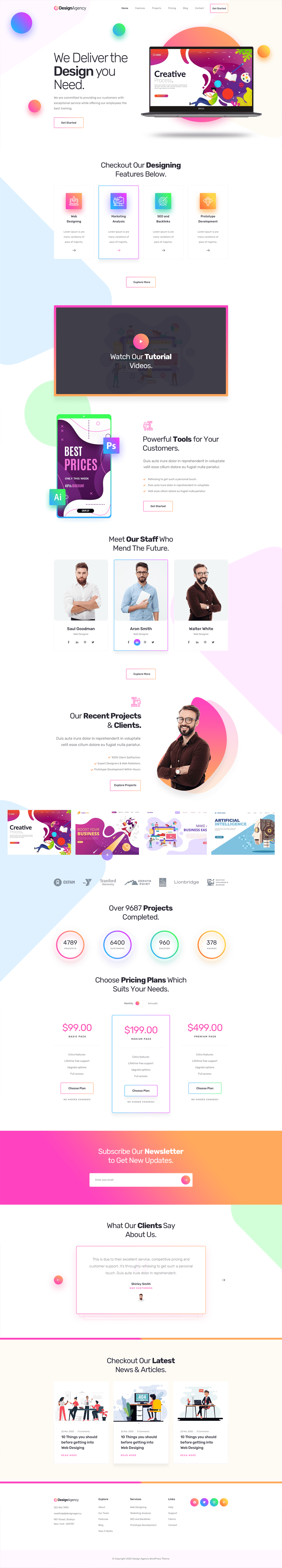 Design Agency WordPress Theme