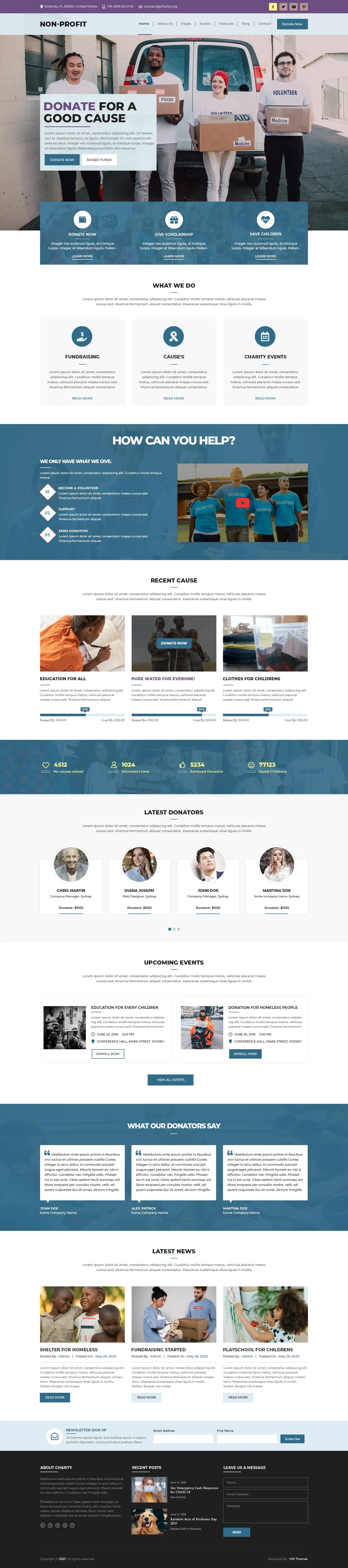 Non Profit WordPress Theme