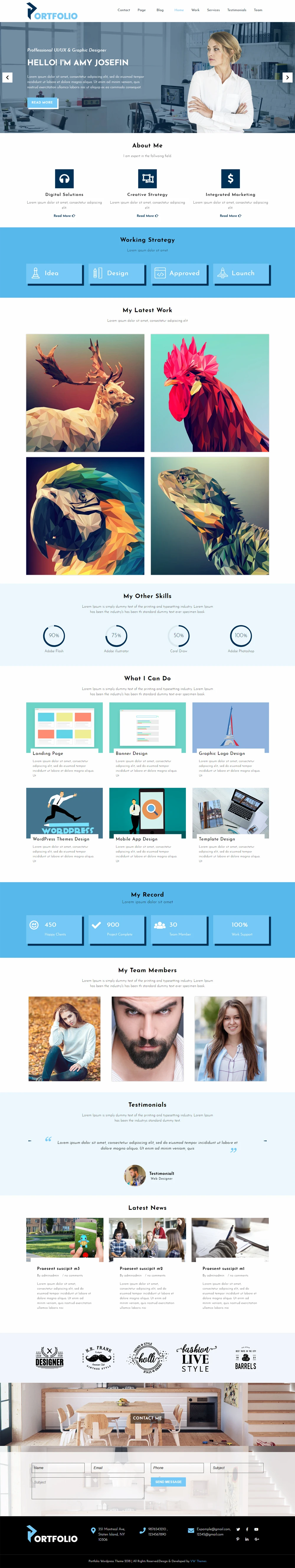 CV WordPress Theme